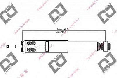 DJ PARTS ds1398gt -  Амортизатор